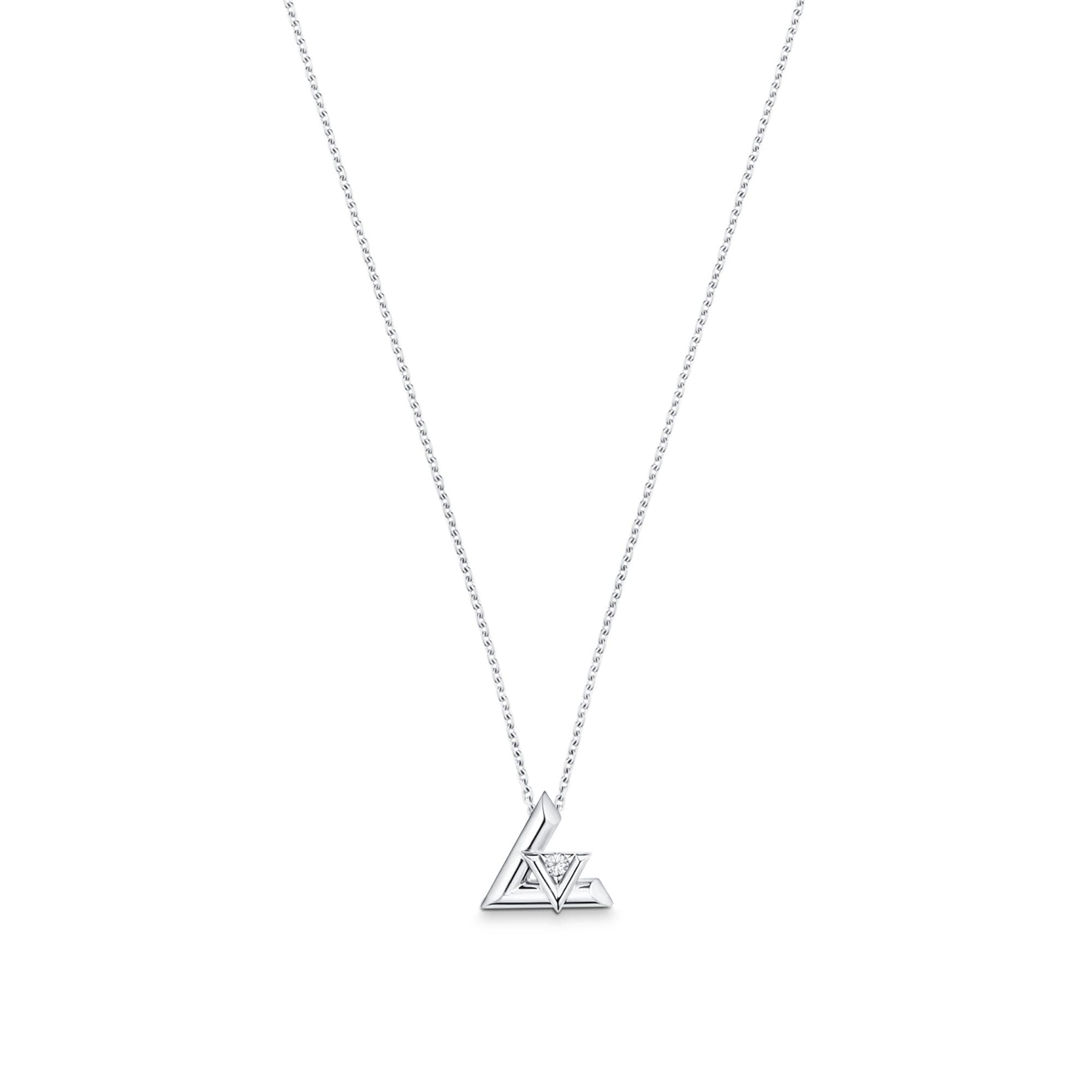 Louis vuitton 2025 necklace silver